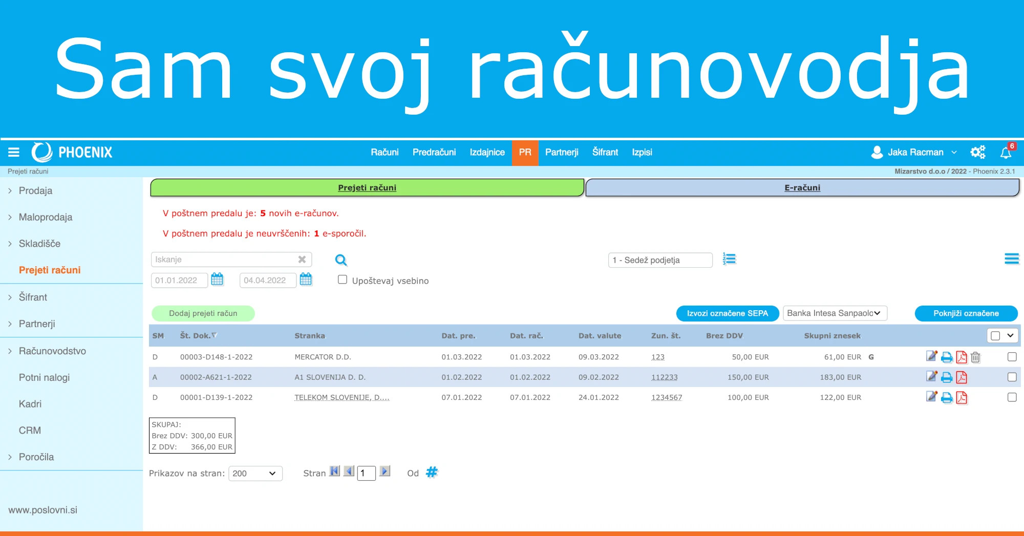 Sam svoj računovodja